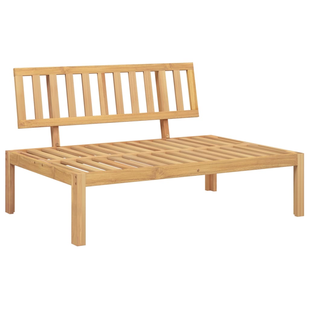 Pallet Sofa Set Anthracite Solid Acacia wood Medium Modular