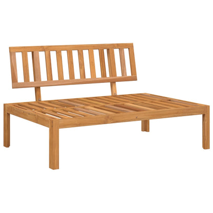 Patio Pallet Sofa Set Set of 4 Black Solid acacia wood