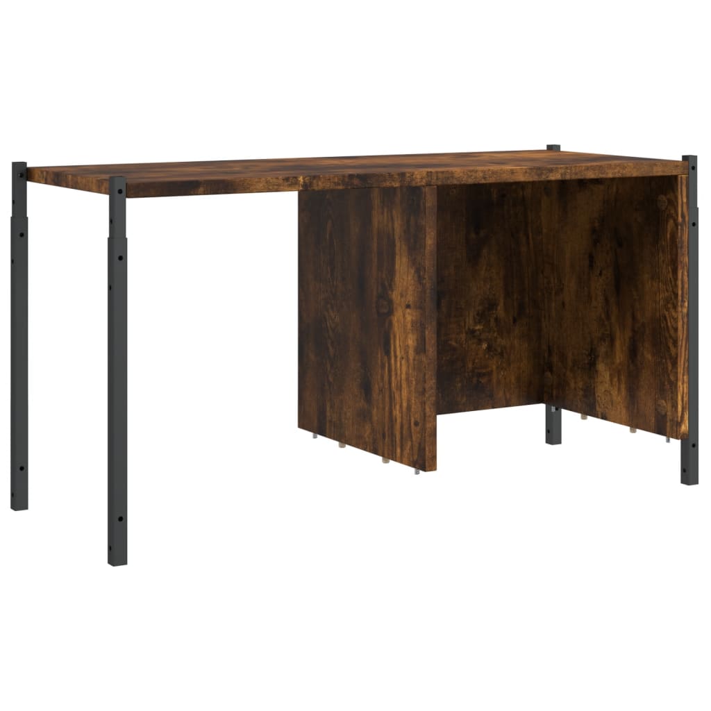 Bookcase Smoked Oak Engineered wood 28.0x11.0x67.7 in Bookcase