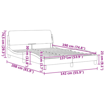 Bed Frame Dark Gray