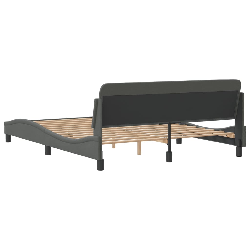 Bed Frame Dark Gray