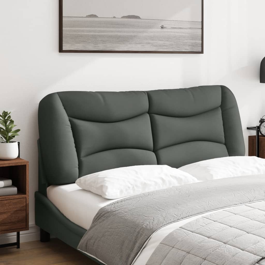 Headboard Cushion Dark Grey Fabric (100% polyester) Full Size