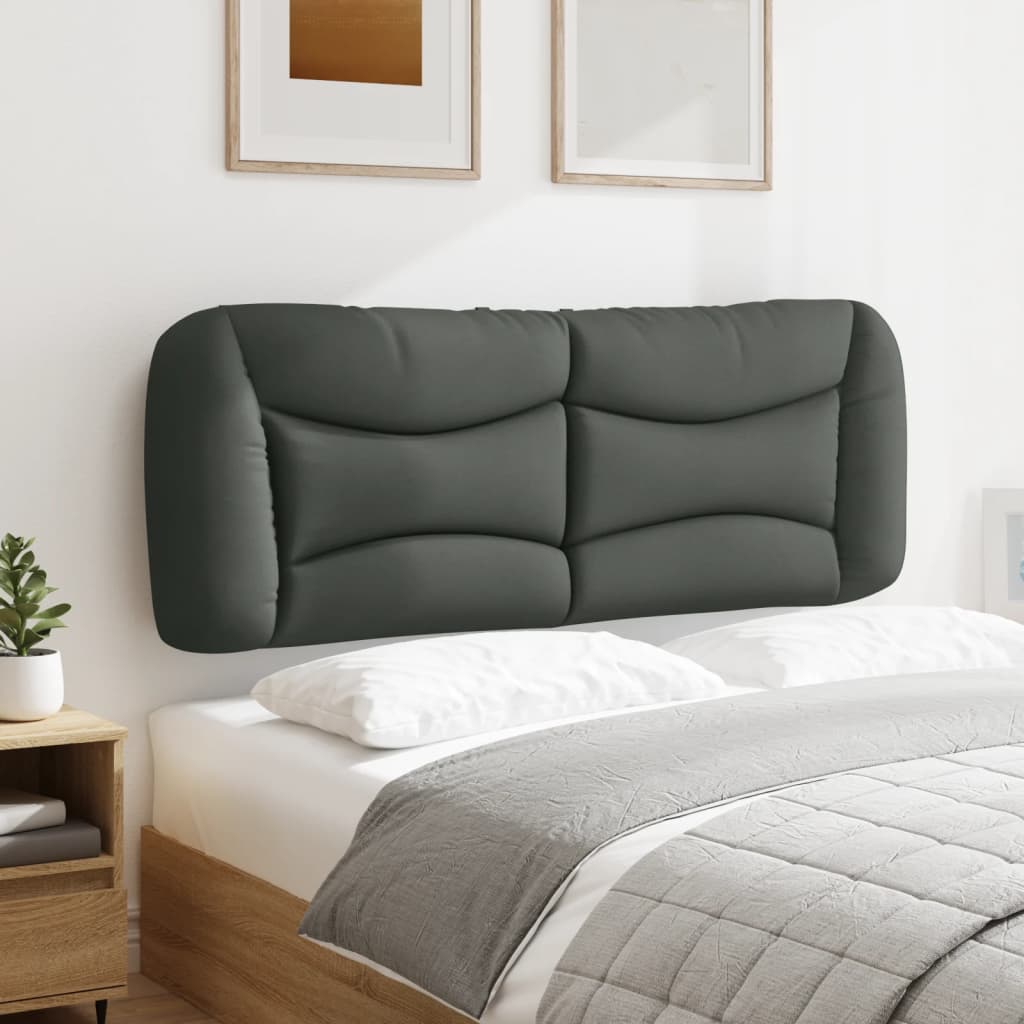 Headboard Cushion Dark Grey Fabric (100% polyester) Full Size