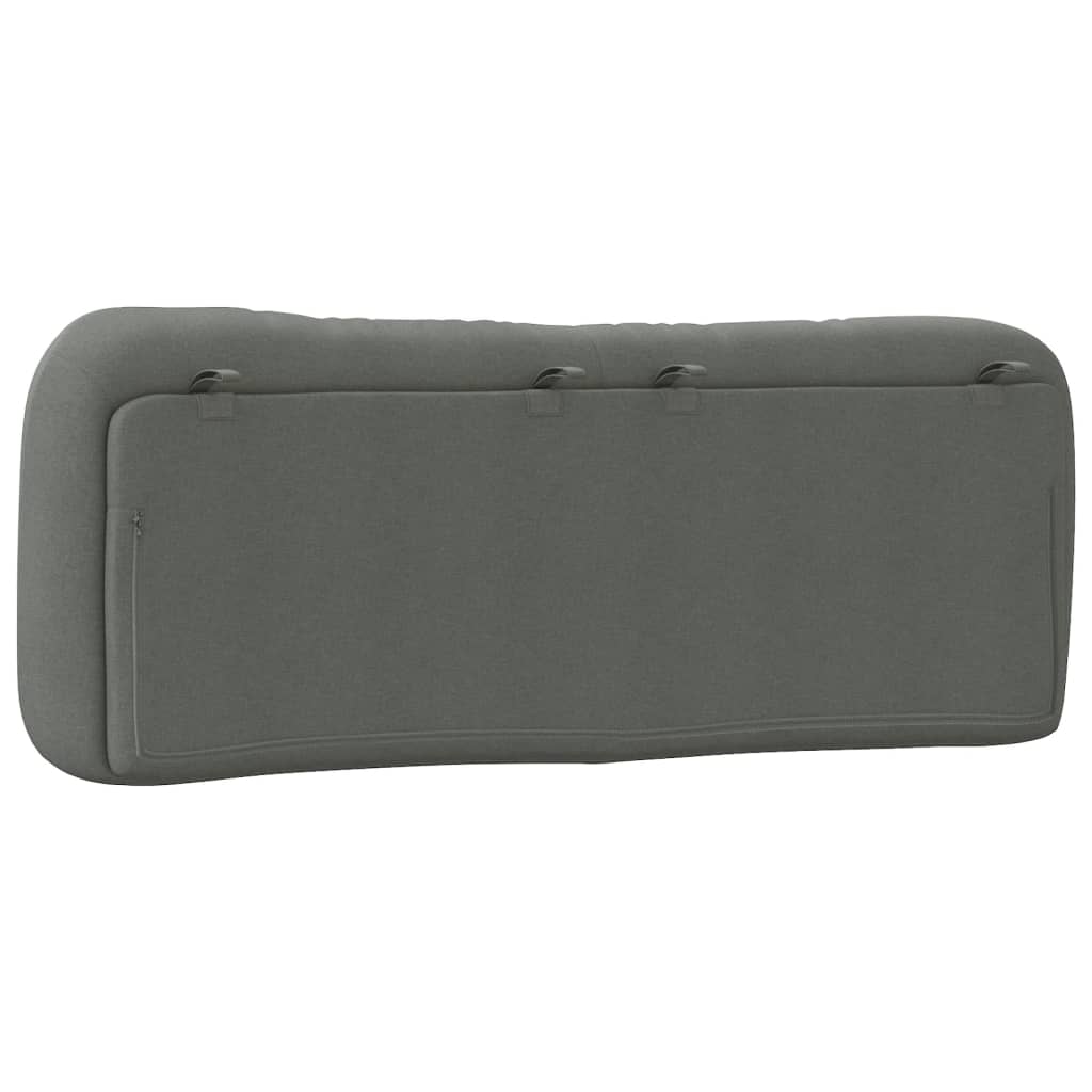 Headboard Cushion Dark Grey Fabric (100% polyester) Full Size