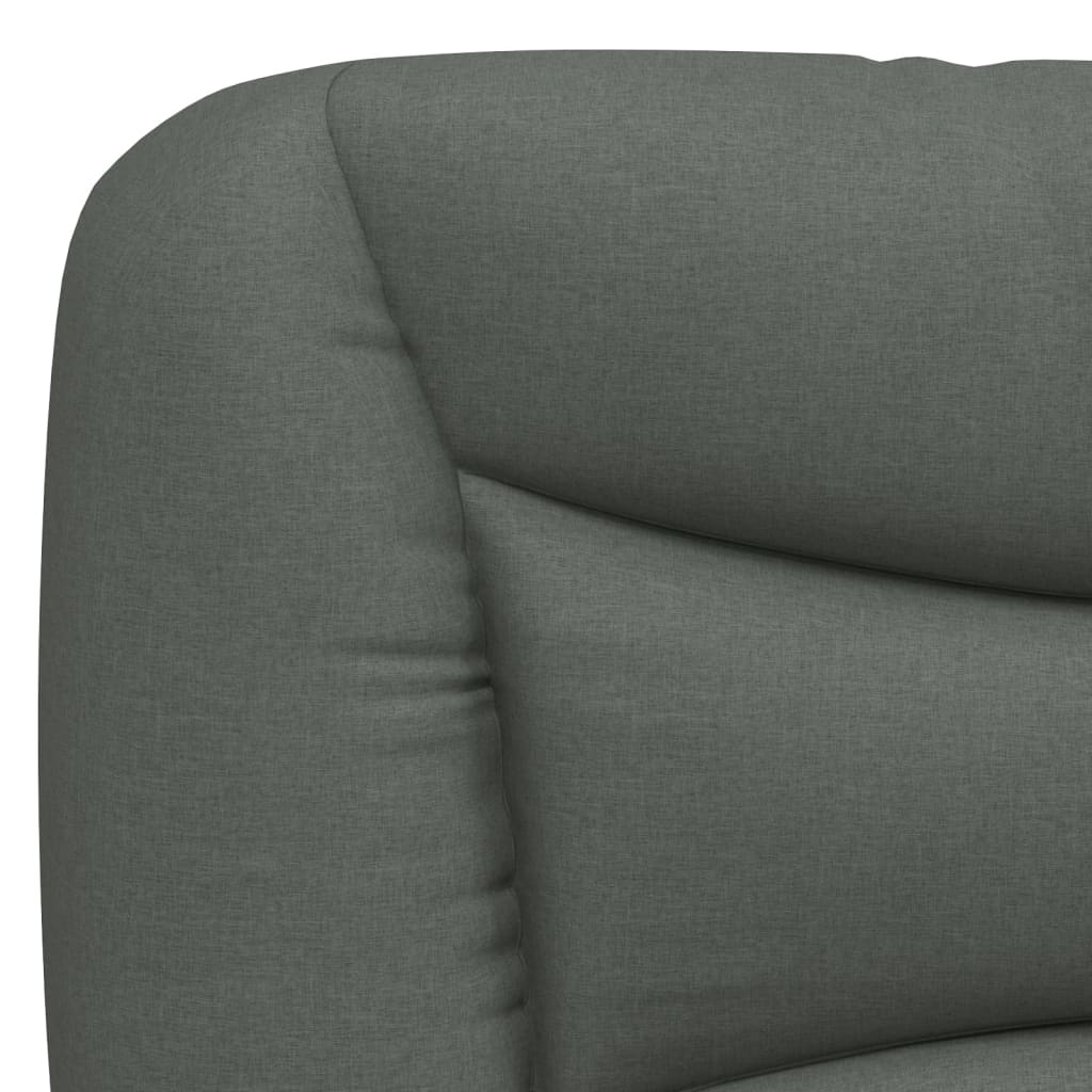 Headboard Cushion Dark Grey Fabric (100% polyester) Full Size