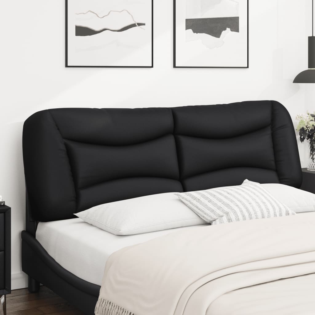 Headboard Cushion Black 75% PVC, 5% cotton, 20% polyester 60 in