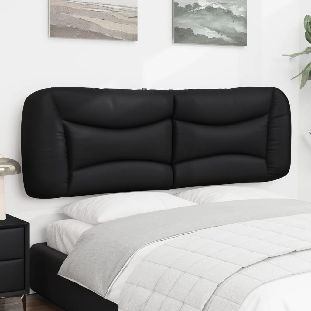 Headboard Cushion Black 75% PVC, 5% cotton, 20% polyester 60 in