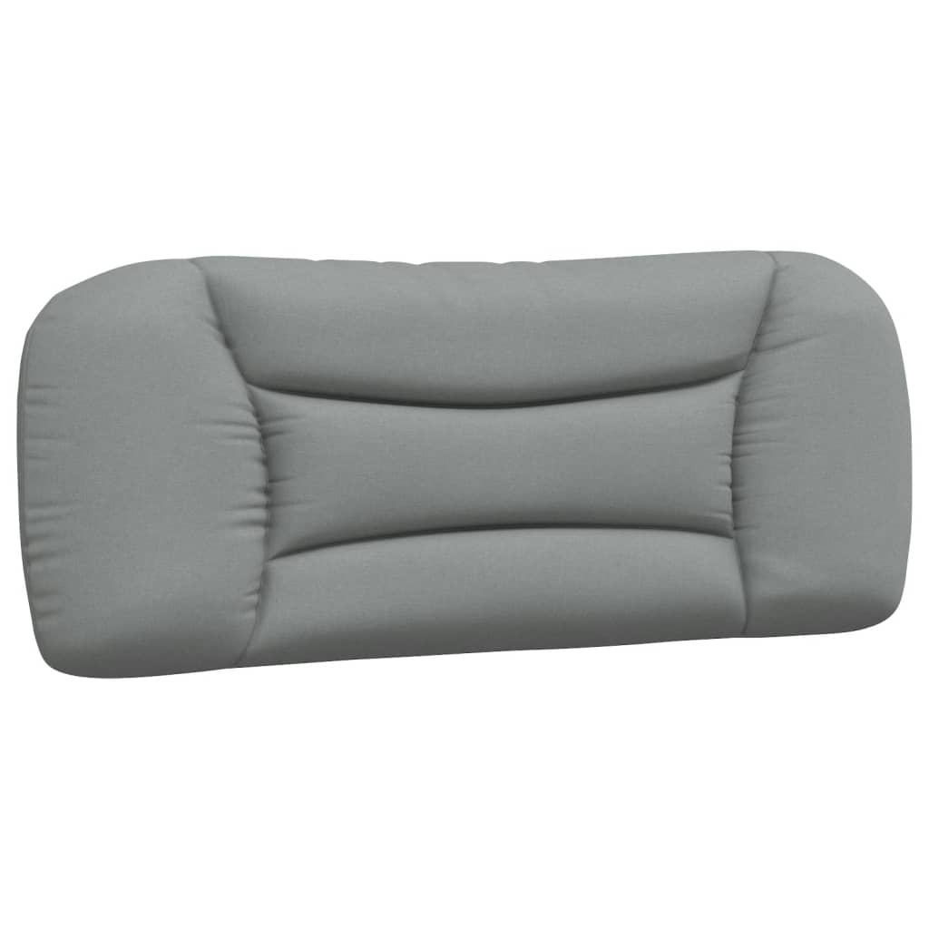 Headboard Cushion Light Gray Fabric (100% polyester)