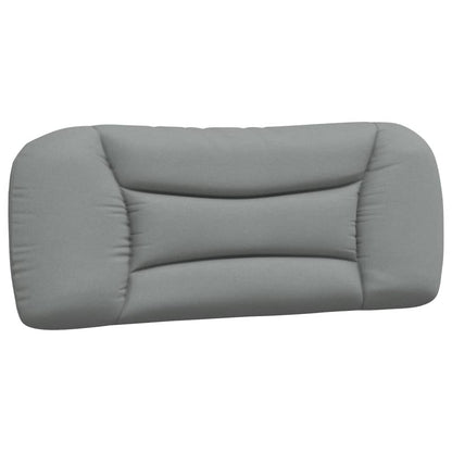 Headboard Cushion Light Gray Fabric (100% polyester)