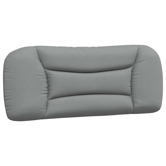 Headboard Cushion Light Gray Fabric (100% polyester)