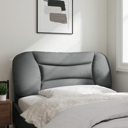 Headboard Cushion Light Gray Fabric (100% polyester)