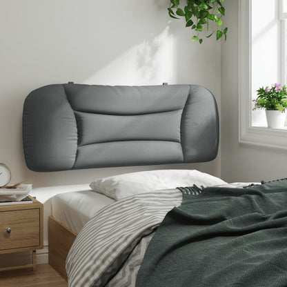 Headboard Cushion Light Gray Fabric (100% polyester)