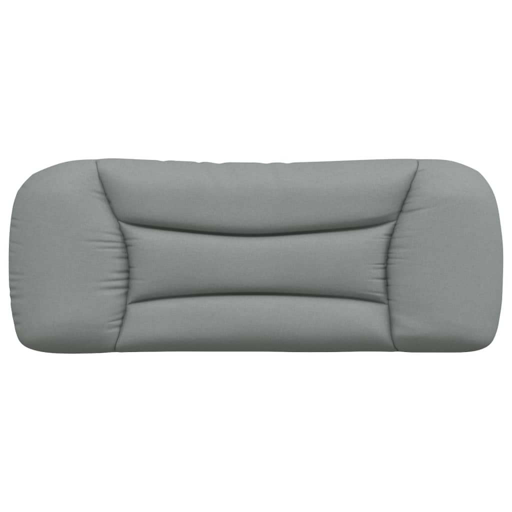 Headboard Cushion Light Gray Fabric (100% polyester)