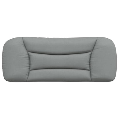 Headboard Cushion Light Gray Fabric (100% polyester)