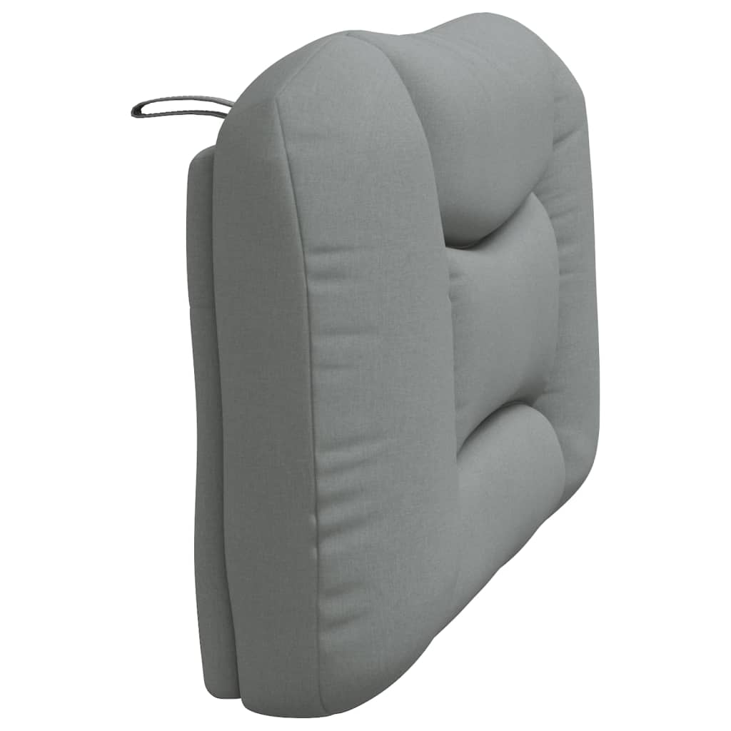 Headboard Cushion Light Gray Fabric (100% polyester)