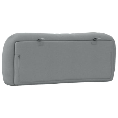 Headboard Cushion Light Gray Fabric (100% polyester)