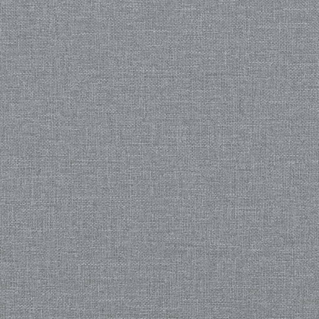 Headboard Cushion Light Gray Fabric (100% polyester)