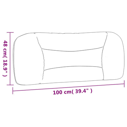 Headboard Cushion Dark gray 100% polyester, PP fiber