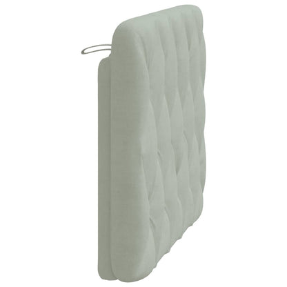 Headboard Cushion Light grey Velvet (100% polyester), Foam Standard