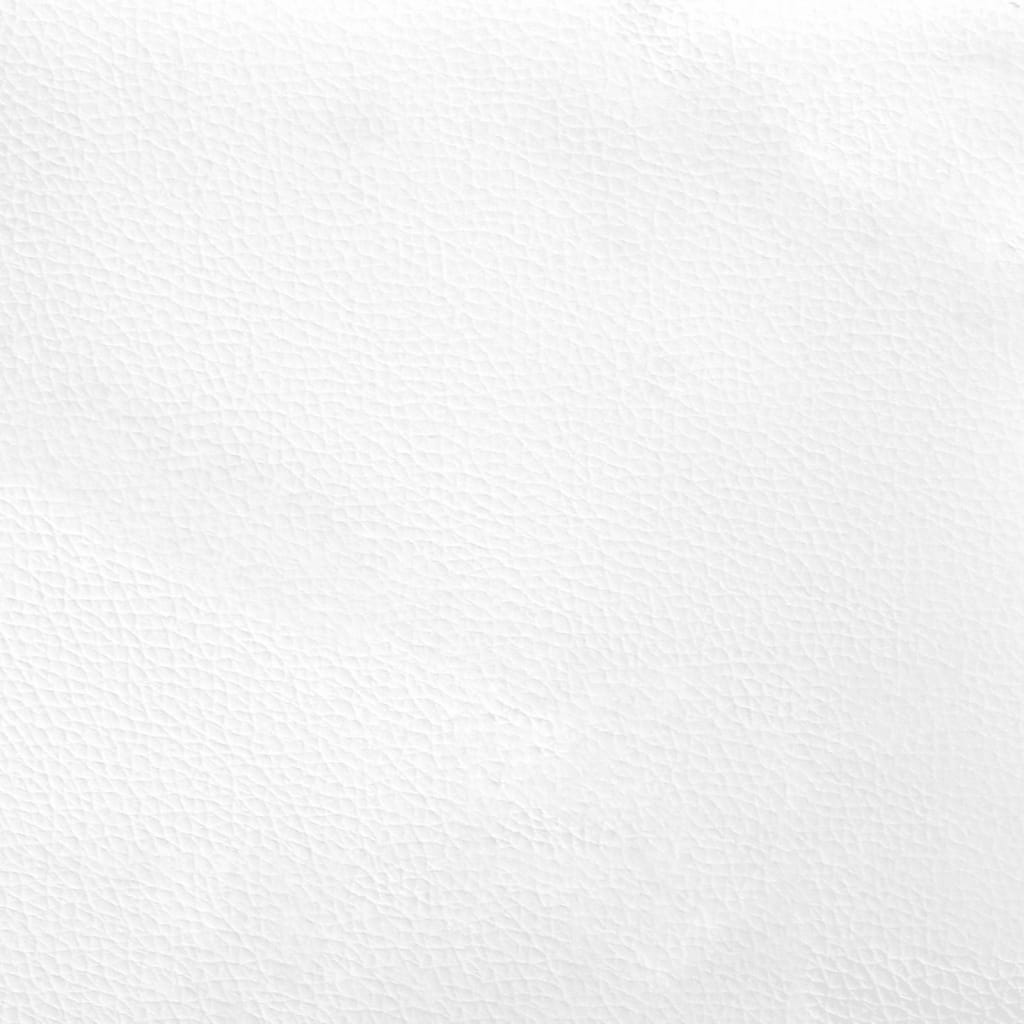 Headboard Cushion Black and White Faux leather 39.4 inches wide