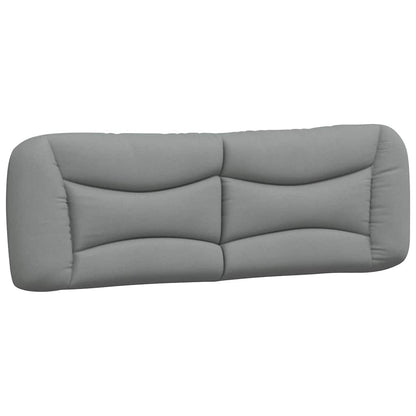 Bed Frame without Mattress "Hvar" Light Gray 59.8"x79.9" Fabric