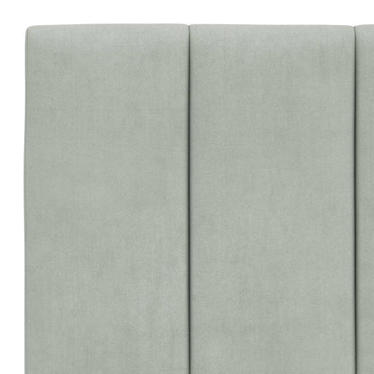 Bed Frame Light grey Velvet Twin Appealing Design Bed Frame