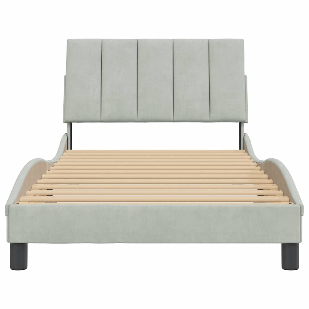 Bed Frame Light Gray