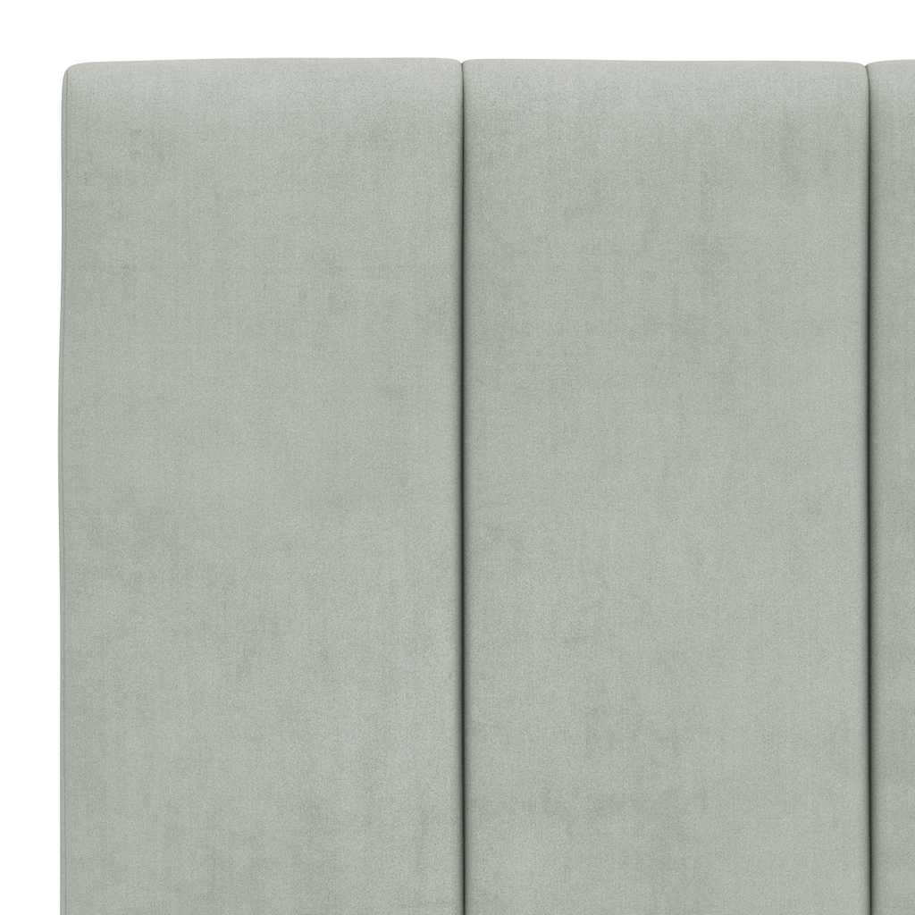 Bed Frame Light Gray