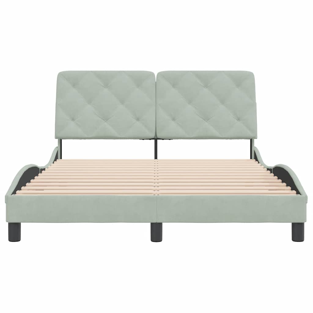 Bed Frame Light Grey