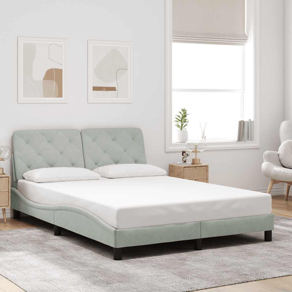 Bed Frame Light Grey