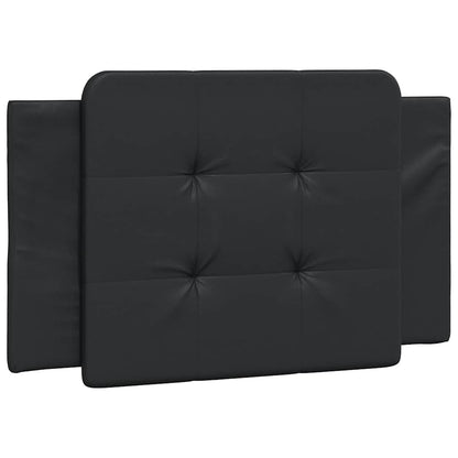 Bed Frame Black Faux leather Single Durable Bed Frame
