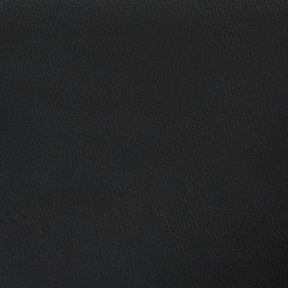 Bed Frame Black Faux leather Single Durable Bed Frame