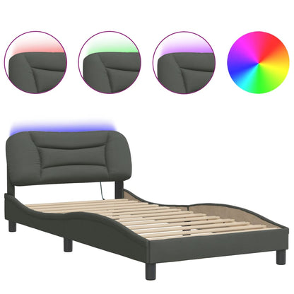 Bed Frame Dark Grey
