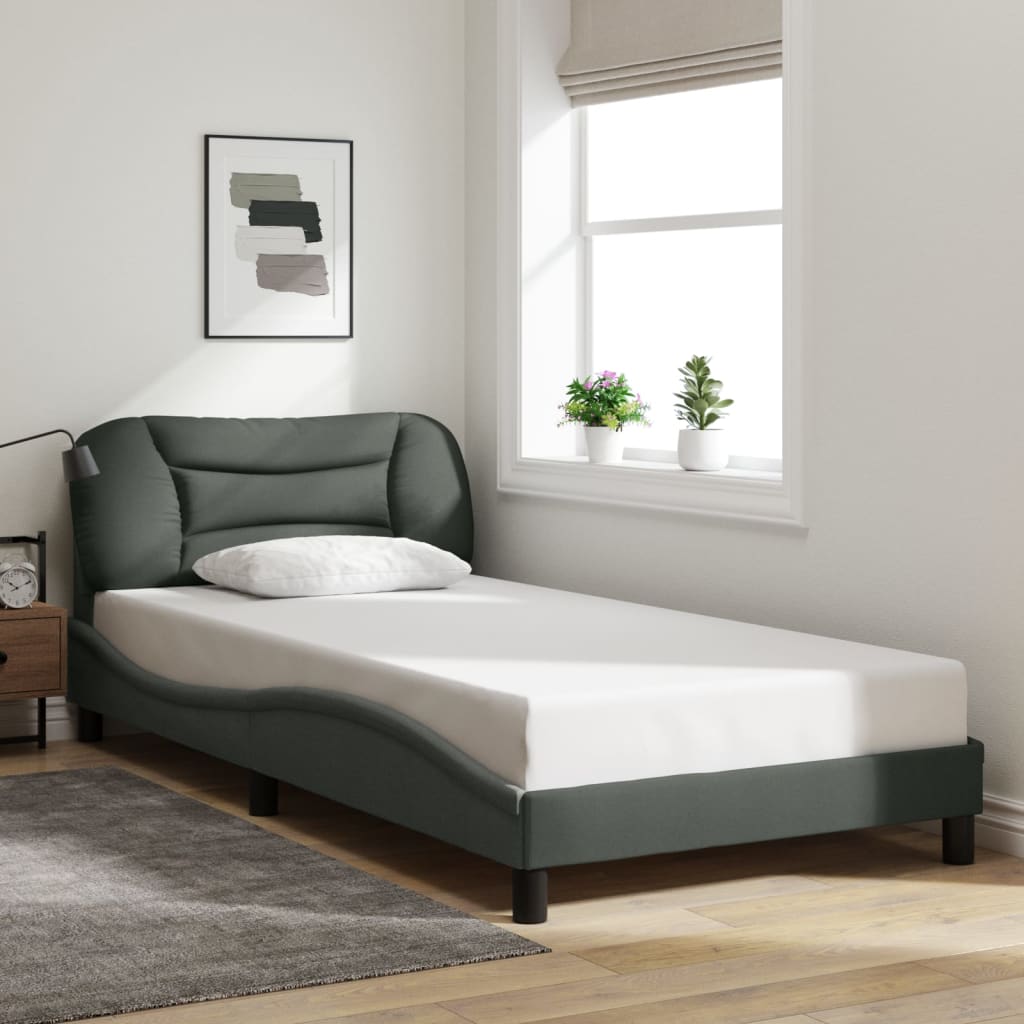 Bed Frame Dark Grey