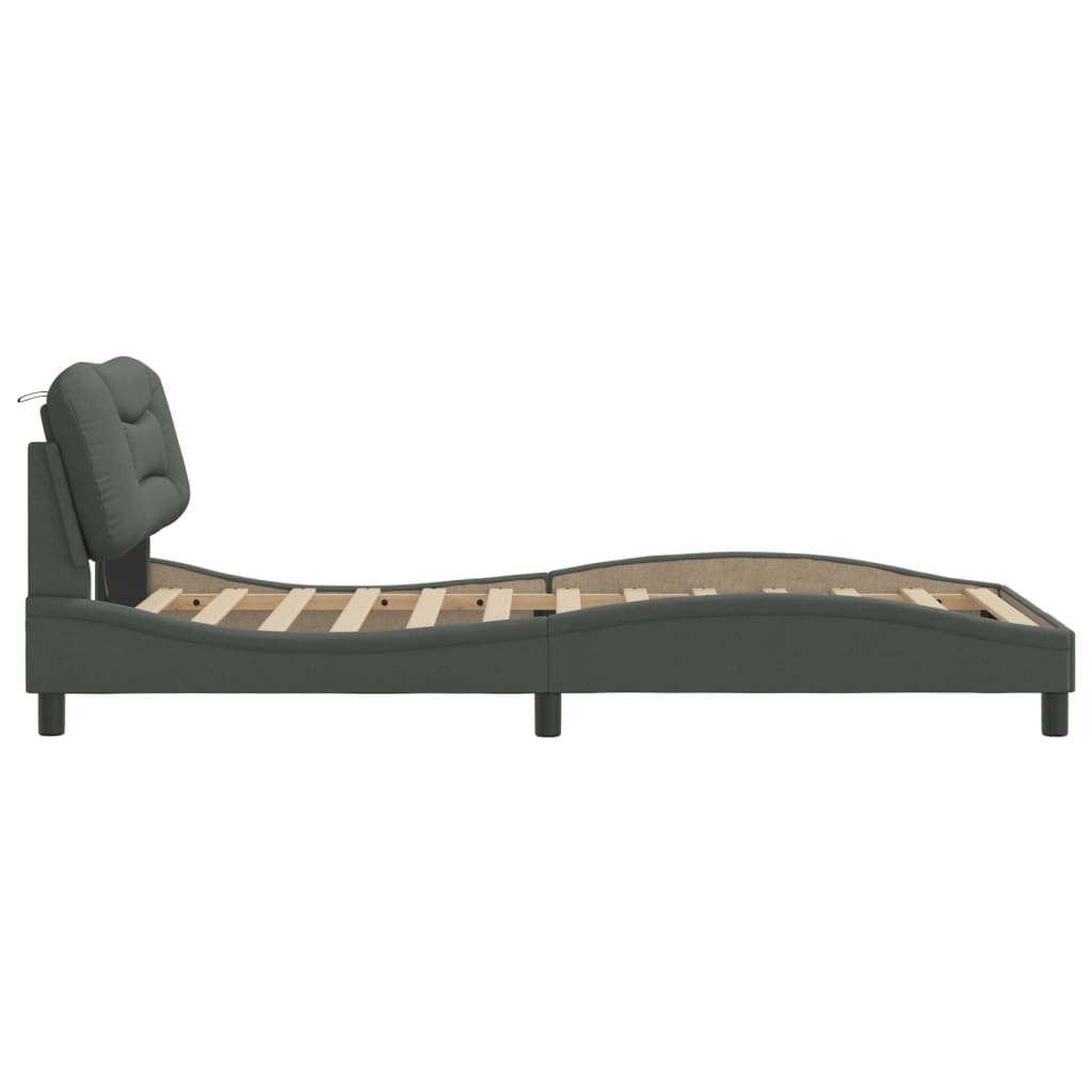 Bed Frame Dark Grey