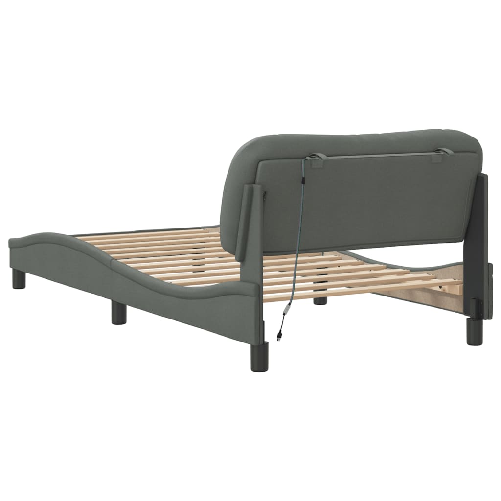 Bed Frame Dark Grey