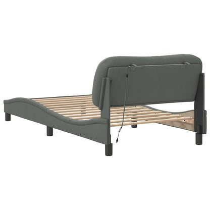 Bed Frame Dark Grey