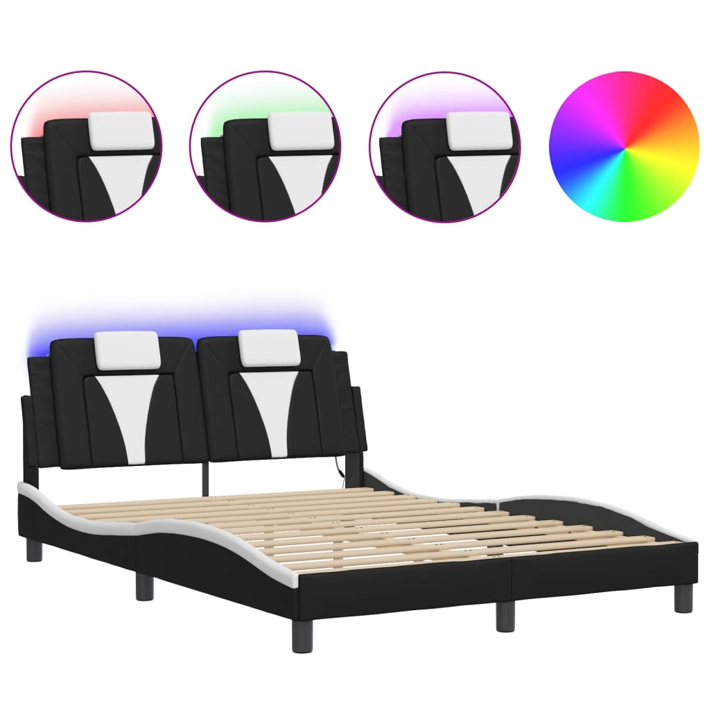 Bed Frame Black and White