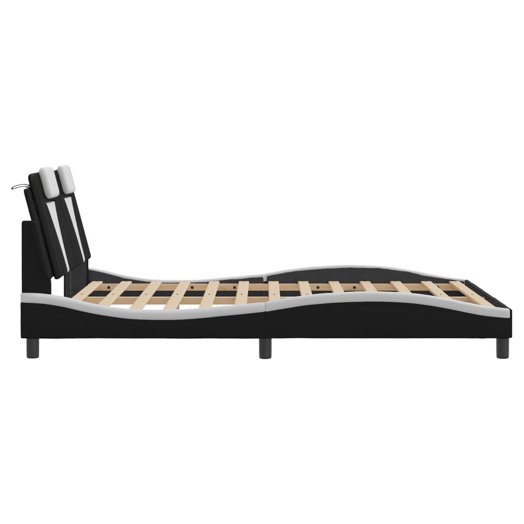 Bed Frame Black and White