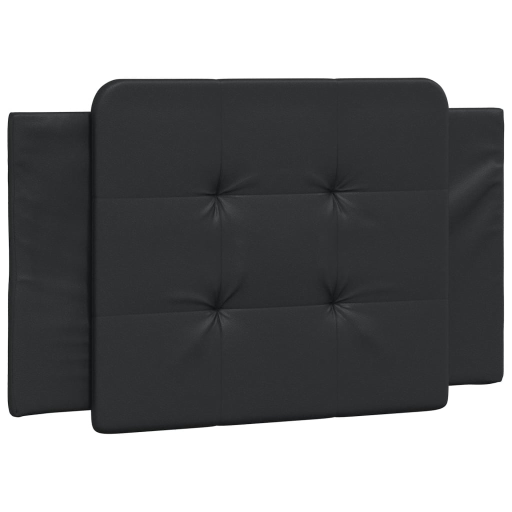 Bed Frame with LED without Mattress "Zadar" Black 39.4"x74.8"