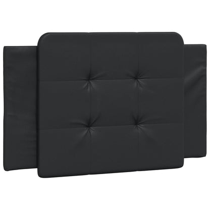 Bed Frame with LED without Mattress "Zadar" Black 39.4"x74.8"