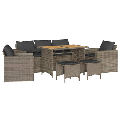Garden Sofa Set Grey