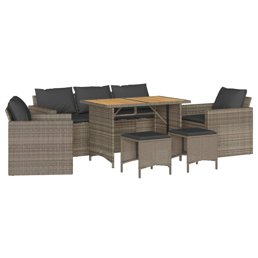 Garden Sofa Set Grey