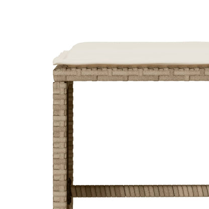 Garden Sofa Set Beige PE rattan Large Modular Garden Sofa Set