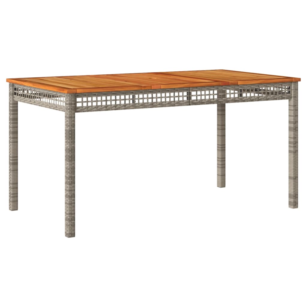 Patio Dining Set Set of 6 Gray
