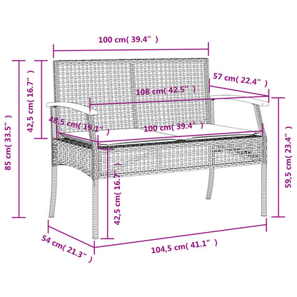 Patio Dining Set Set of 6 Gray