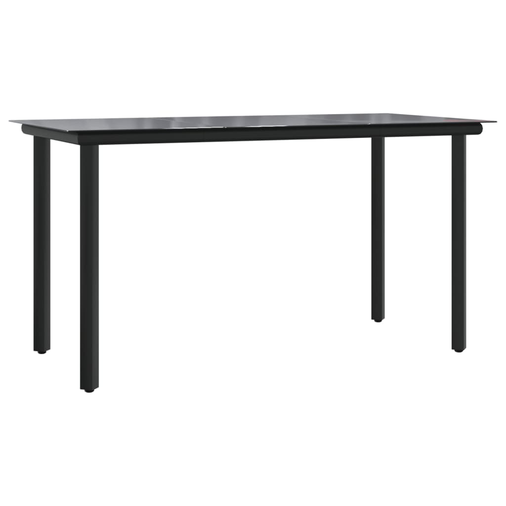 Garden Dining Set Grey PE rattan Medium UV-resistant materials