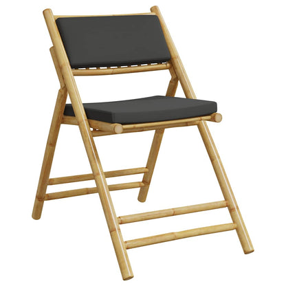 Bistro Chair Set of 4 Bamboo Bamboo, 100% polyester Compact