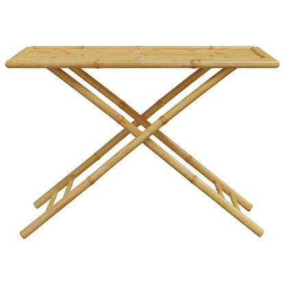 Bistro Set Bamboo, Dark Grey Bamboo, Polyester Standard