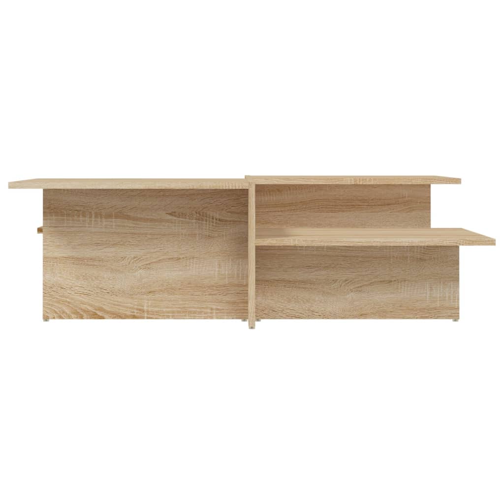 Coffee Table Set of 2 Sonoma oak Engineered wood Medium Durable